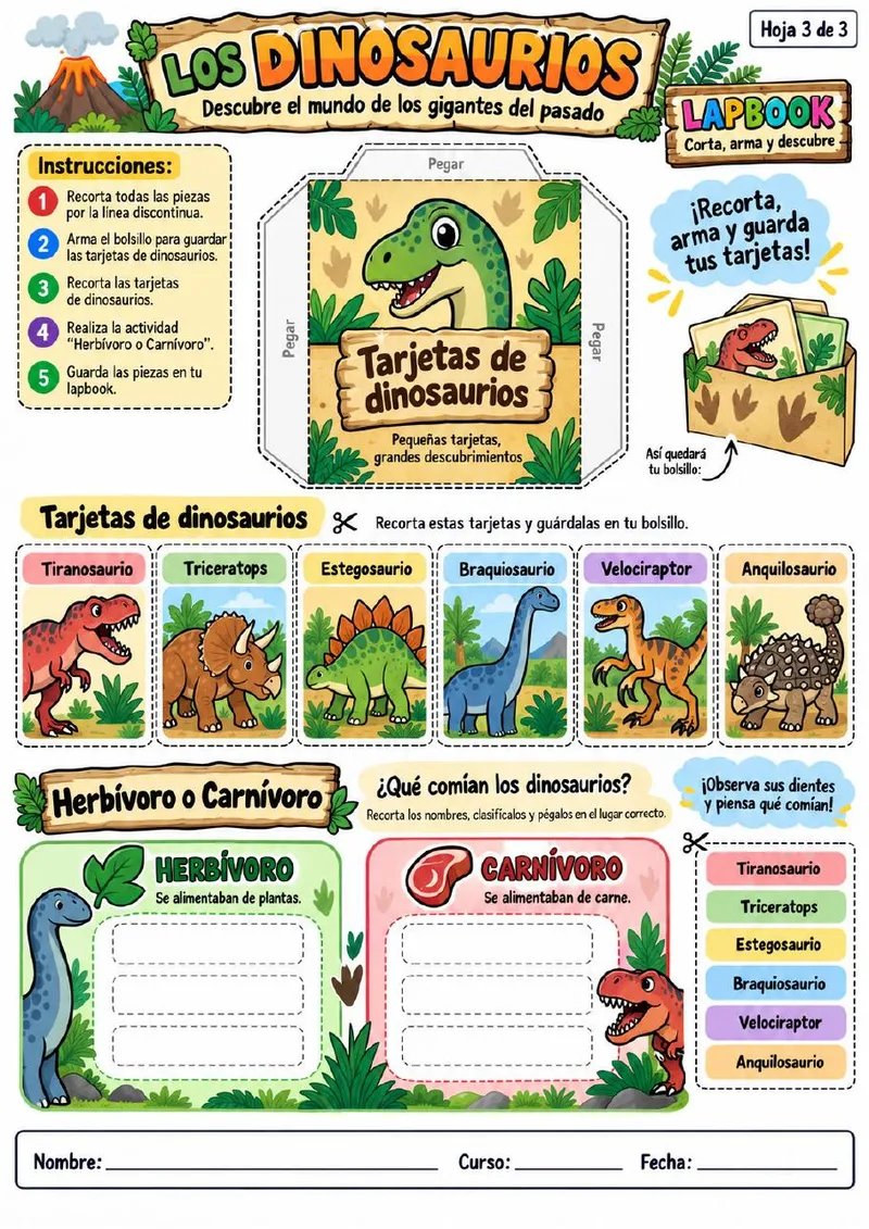 Plantilla de Lapbook 12