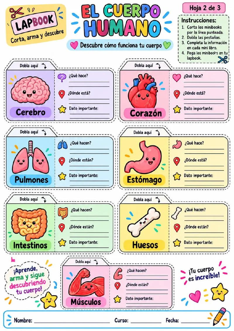 Plantilla de Lapbook 5