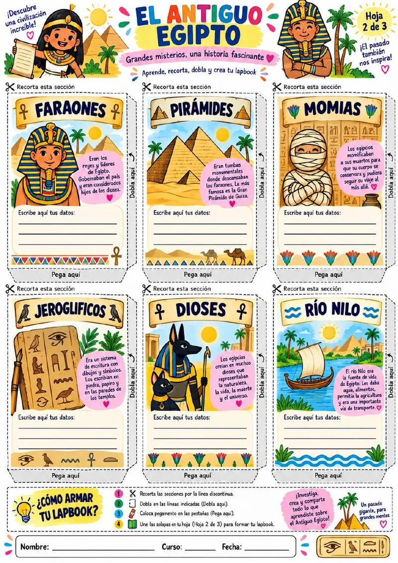 Plantilla de Lapbook 80