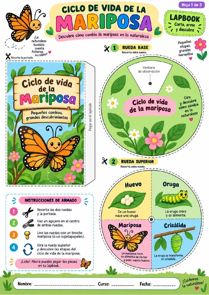 Plantilla de Lapbook 16