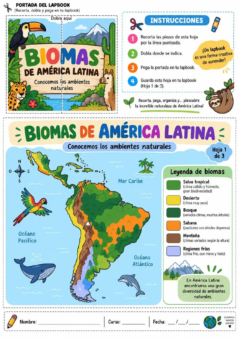 Plantilla de Lapbook 58