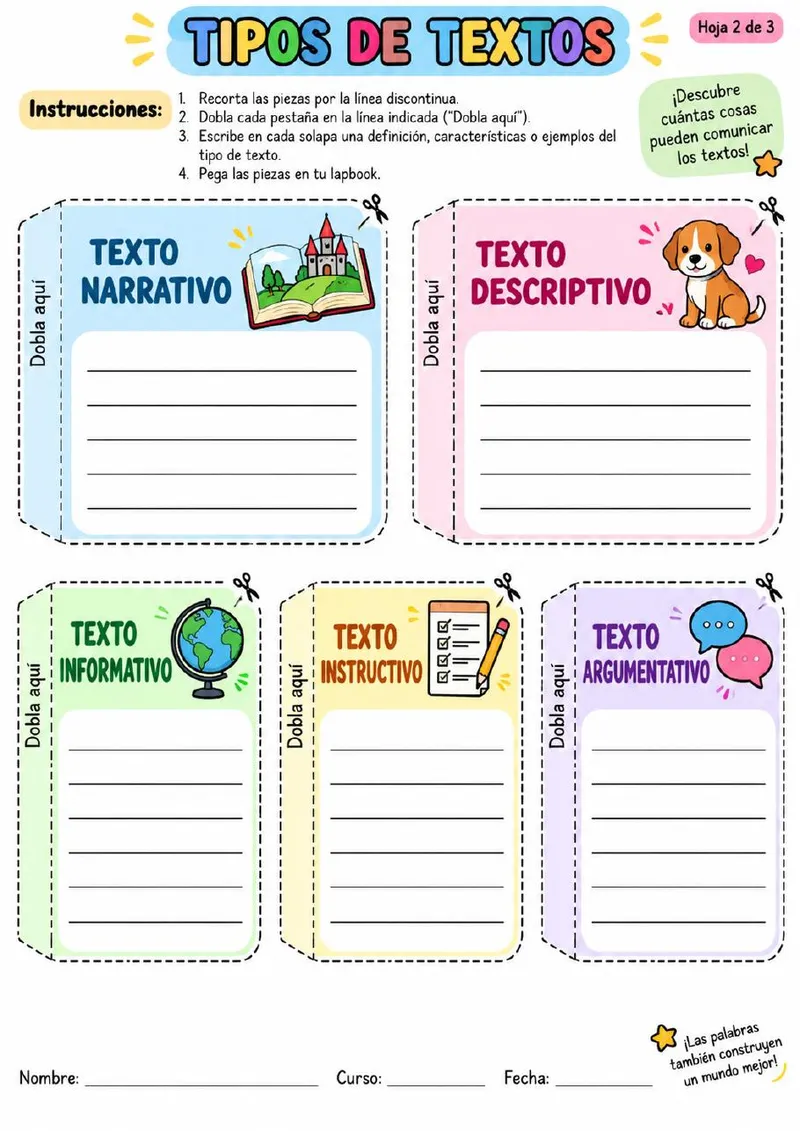 Plantilla de Lapbook 53