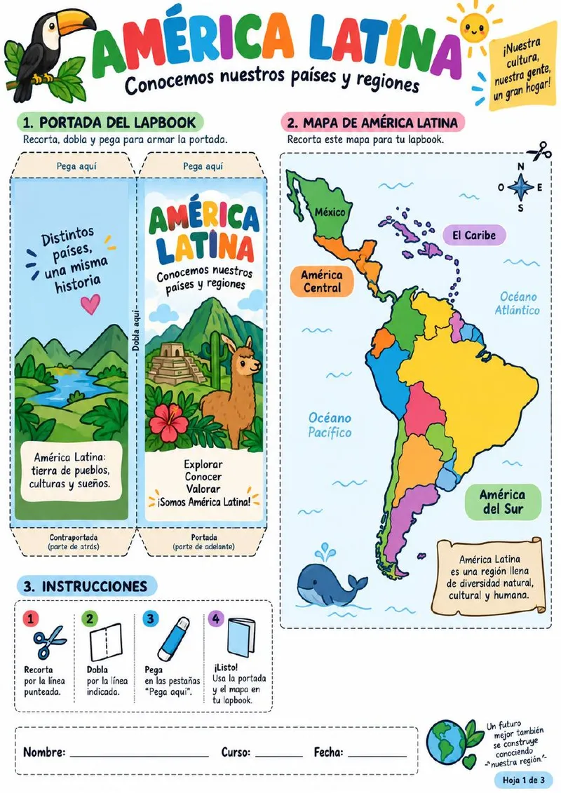 Plantilla de Lapbook 55