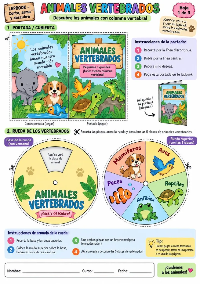 Plantilla de Lapbook 28