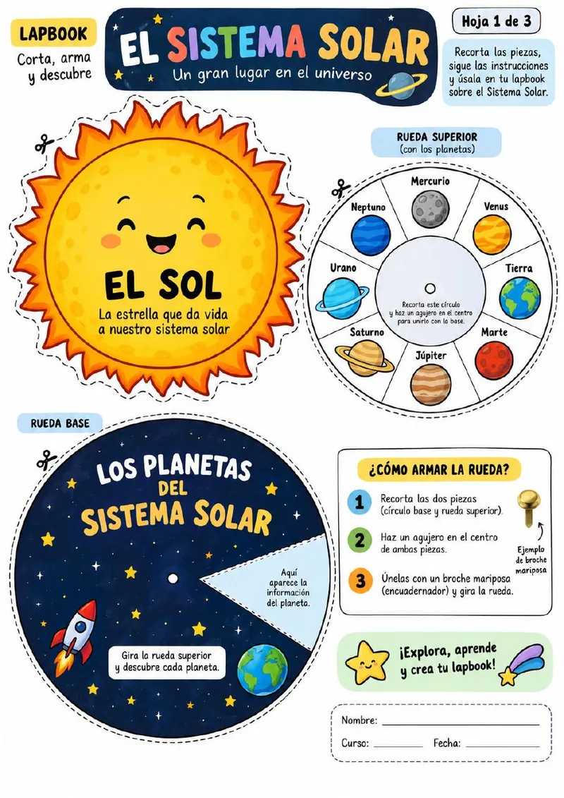 Plantilla de Lapbook 1