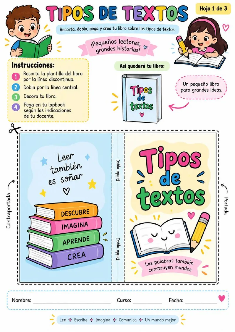 Plantilla de Lapbook 52