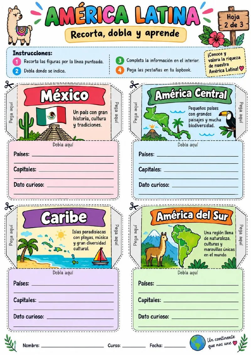 Plantilla de Lapbook 56