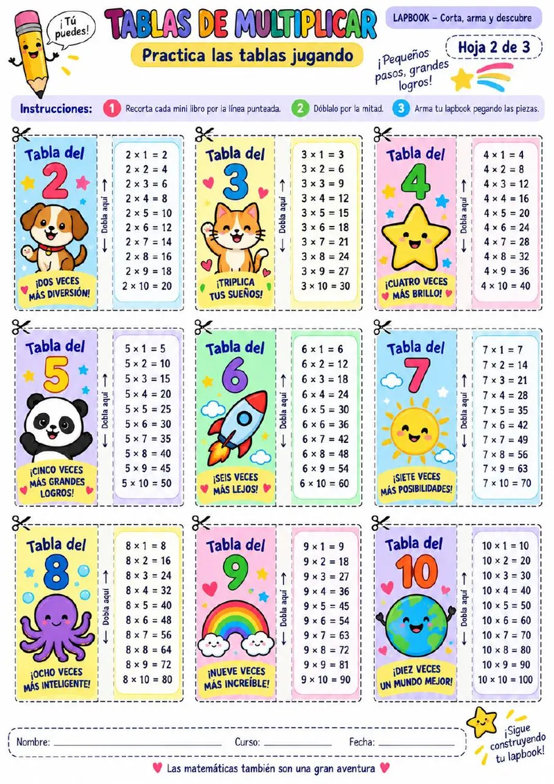 Plantilla de Lapbook 35